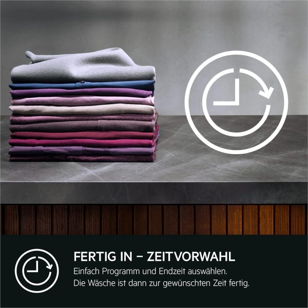 AEG W?rmepumpentrockner 8 kg ?C Serie 8000 AbsoluteCare Wolle- und Seidetrocknung ?C Testsieger der Stiftung Warentest ?C A+++ ?C Energiesparend ?C Trommelbeleuchtung ?C Knitterschutz ?C TR8AMZ68 – Bild 11
