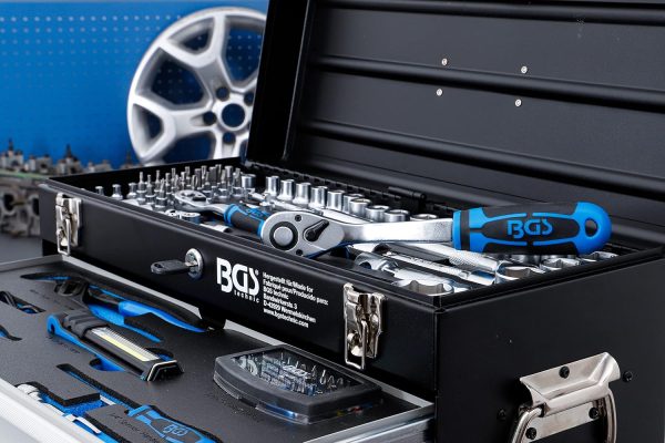 BGS 3350 | Elektriker-Metall-Werkzeugkoffer | 3 Schubladen | mit 147 Werkzeugen – Bild 2