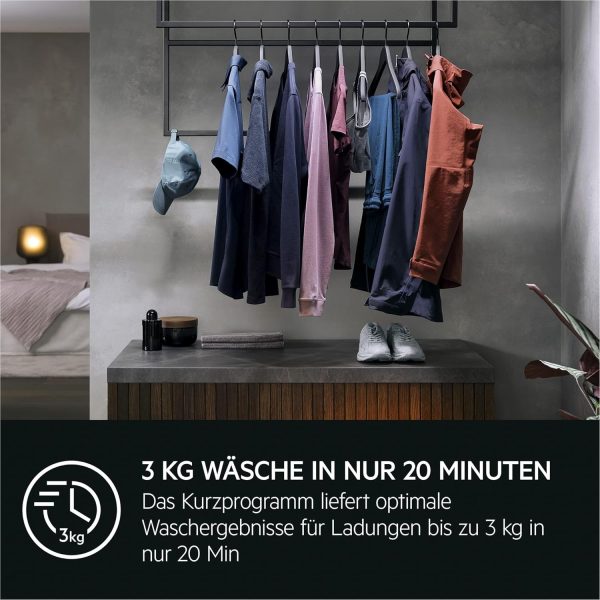 AEG L6AMZ48FL? Waschmaschine / Serie 6000 mit ProSense / Mengenautomatik / 8.0 kg / 1400 U/min – Bild 7