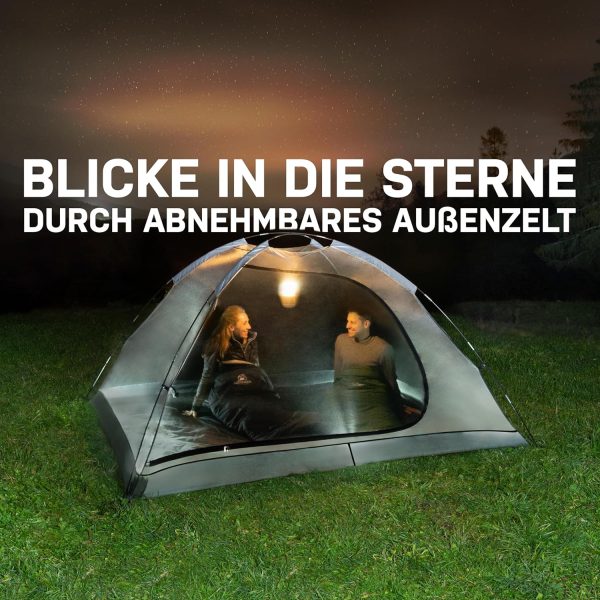 Zelt Ultraleicht & wasserdicht f??r 1-2 oder 3-4 Personen | Outdoor Zelt f??r Camping. Trekking oder Festival | Trekkingzelt. Campingzelt. Wanderzelt – Bild 7