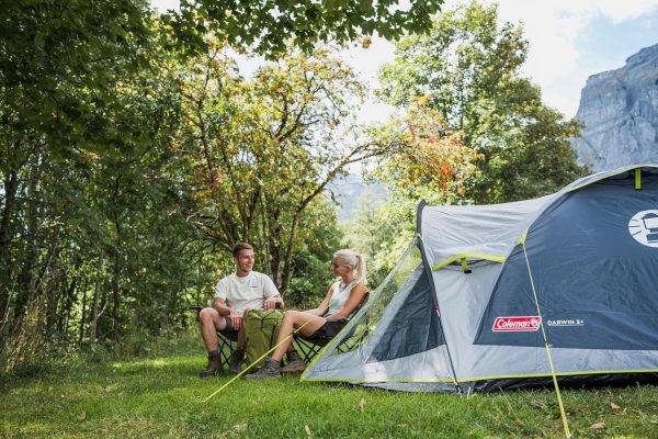 Coleman Zelt Darwin 2-4 | Kompaktes 2 bis 4 Mann Kuppelzelt | Modelle mit abgedunkelter Schlafkabine | Leichtes Camping. Festival. Trekkingzelt | 4500 mm wasserdicht | integrierte Bodenplane – Bild 18