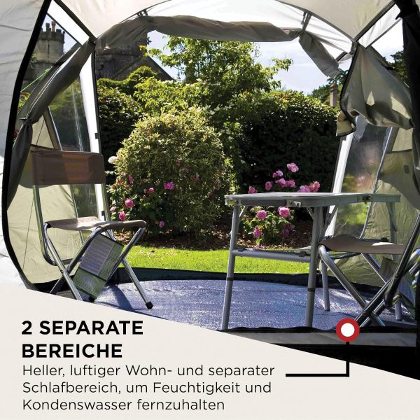 Coleman Zelt Coastline 3 Plus | kompaktes 3 Mann Zelt | 3 Personen Tunnelzelt | leichtes Campingzelt mit Vorzelt und Fenstern | Wasserdicht Dank 3.000mm Wassers?ule – Bild 4