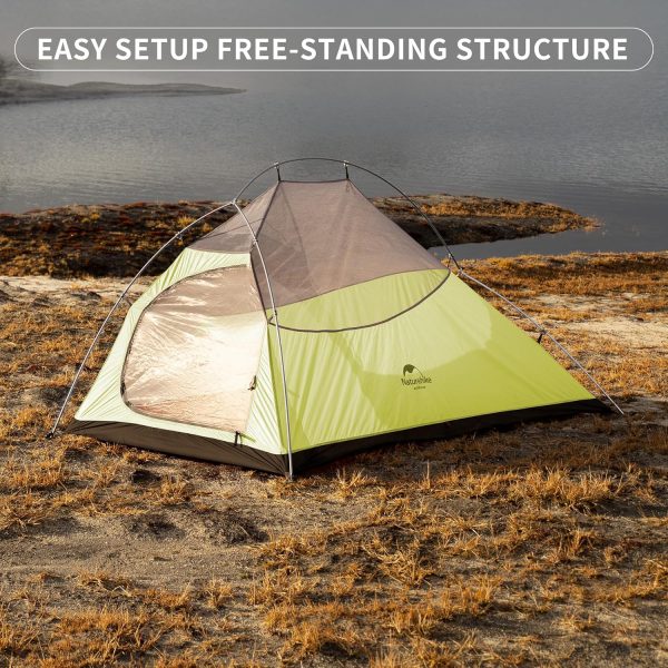 Naturehike Cloud up 2 Upgrade Ultraleichte Zelte Doppelten 2 Personen Zelt 3-4 Saison f??r Camping Wandern – Bild 7